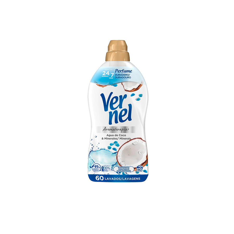 Vernel Amaciador Roupa Côco e Minerais 60 Doses