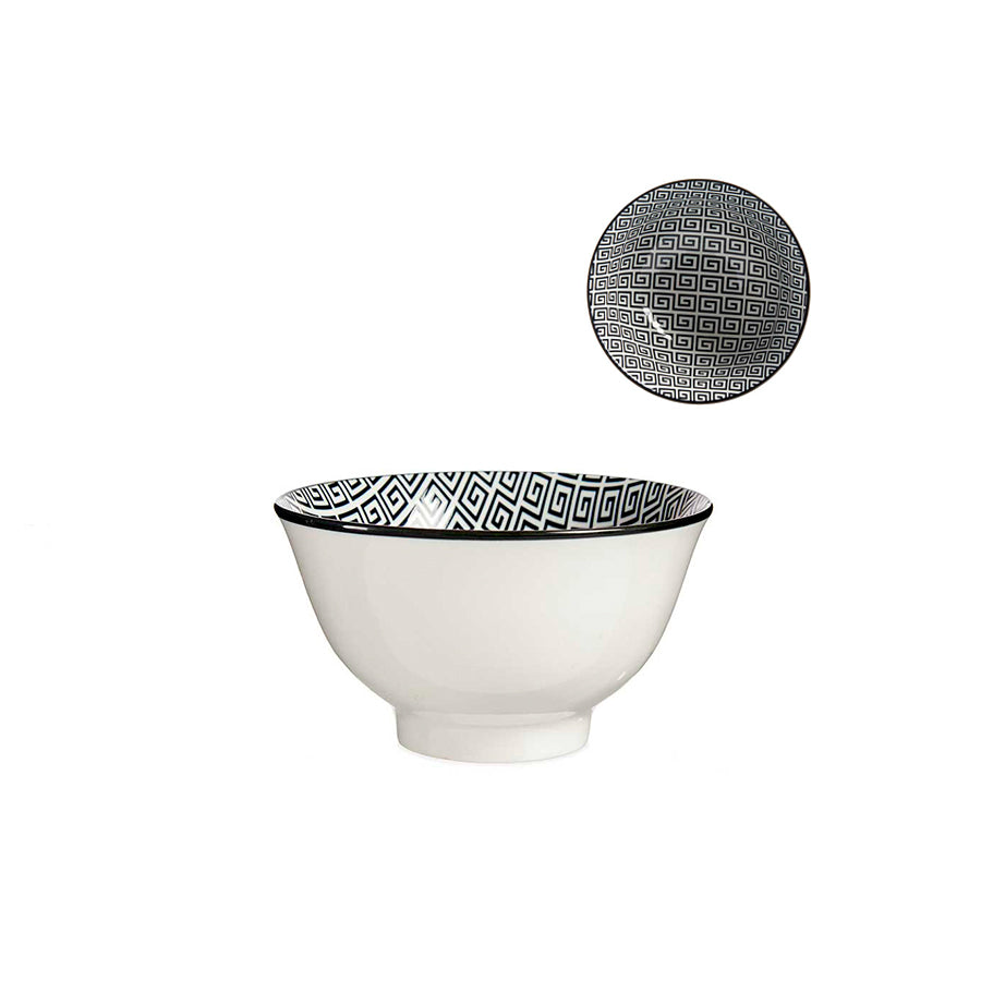 Taça Geométrica Preta 16 cm