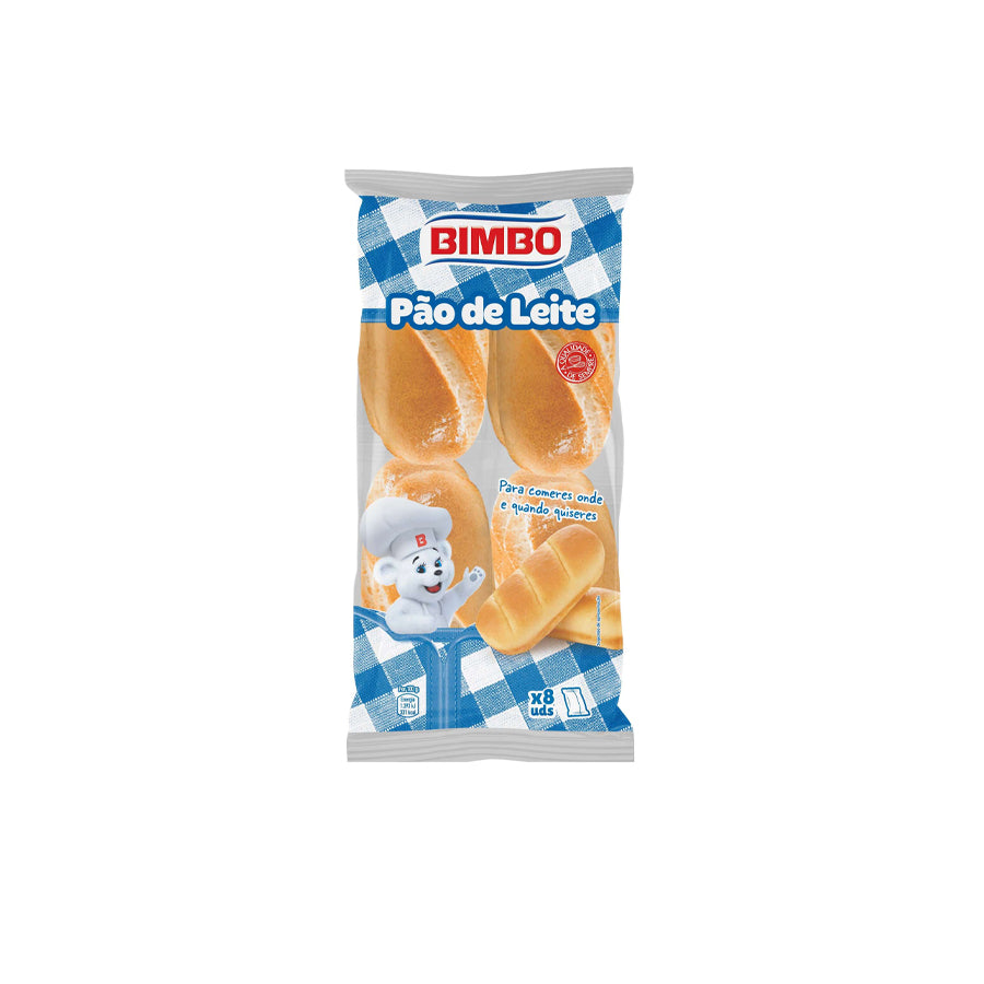 Bimbo Pão de Leite 8 un 280 gr