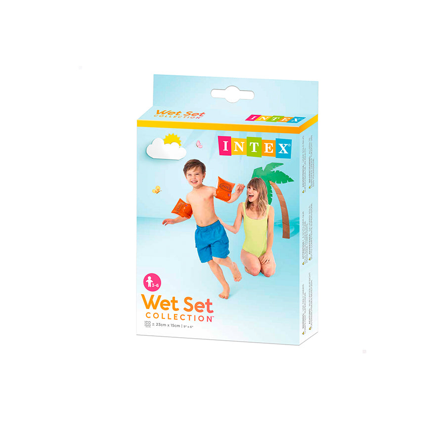 Intex Abraçadeiras Insufláveis Neon 23 x 15 cm