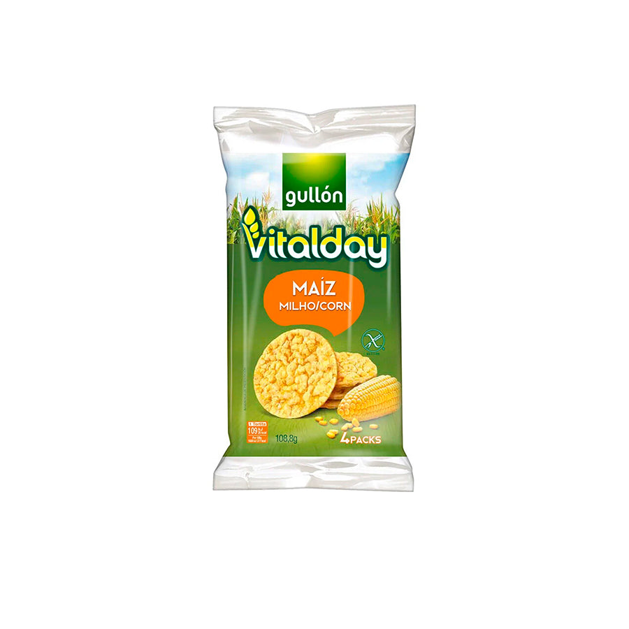 Gullón Vitalday Tortitas de Milho 108 gr