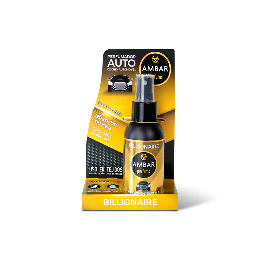Ambar Ambientador Spray de Carro Billionaire 90 ml