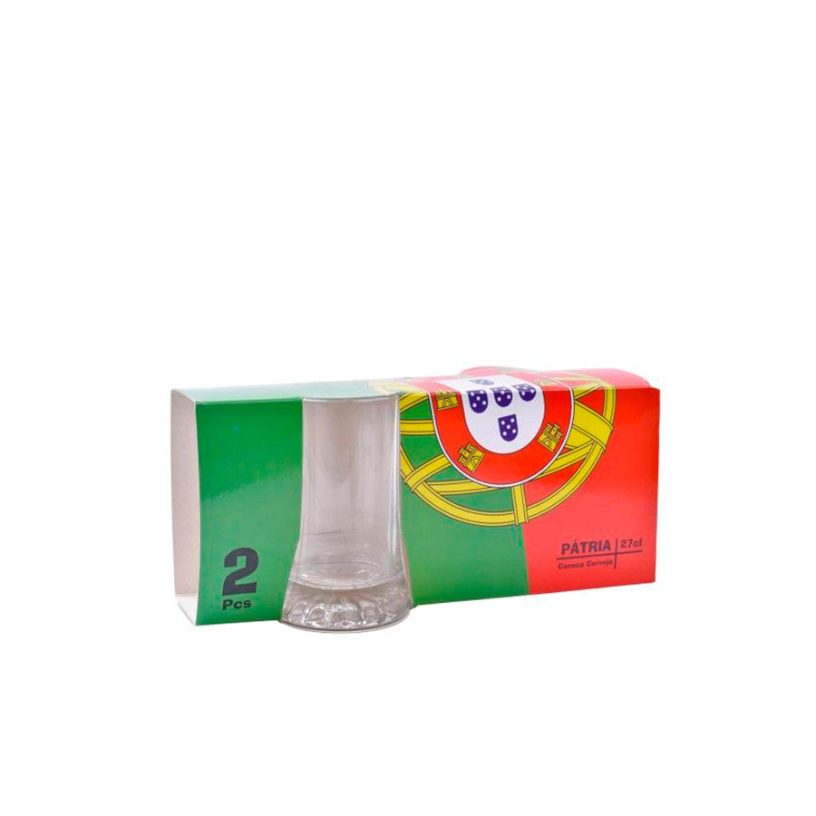 Pack 2 Canecas de Cerveja Patria 27 cl