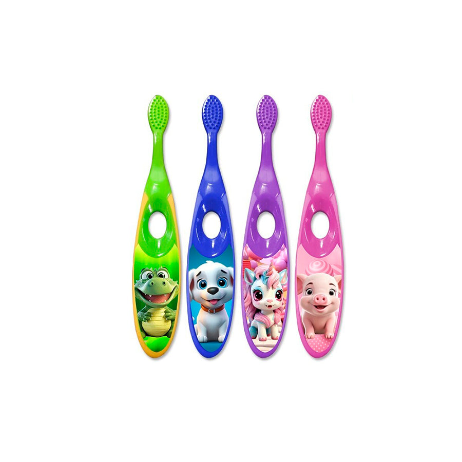 Pack 4 Escovas de Dentes Infantil