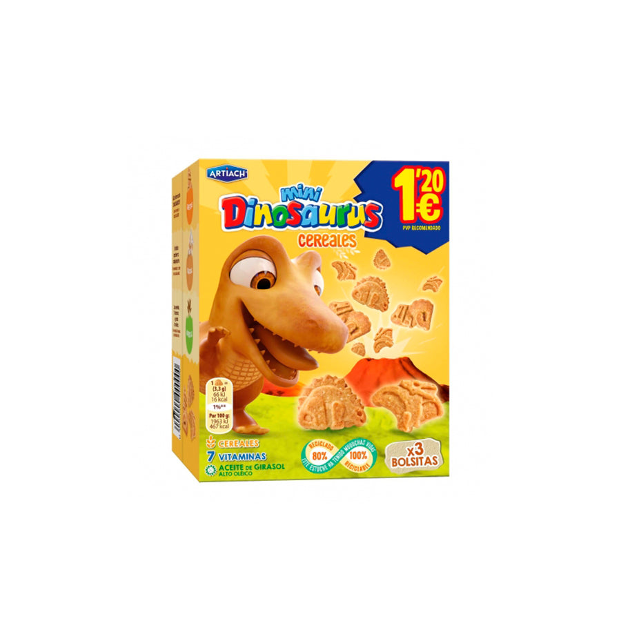 Artiach Mini Dinossauros Cereales 120 gr