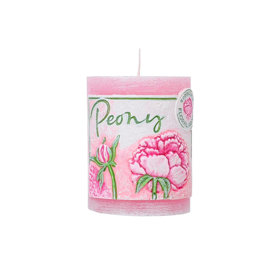 Vela Pilar Rosa 9 x 7 cm