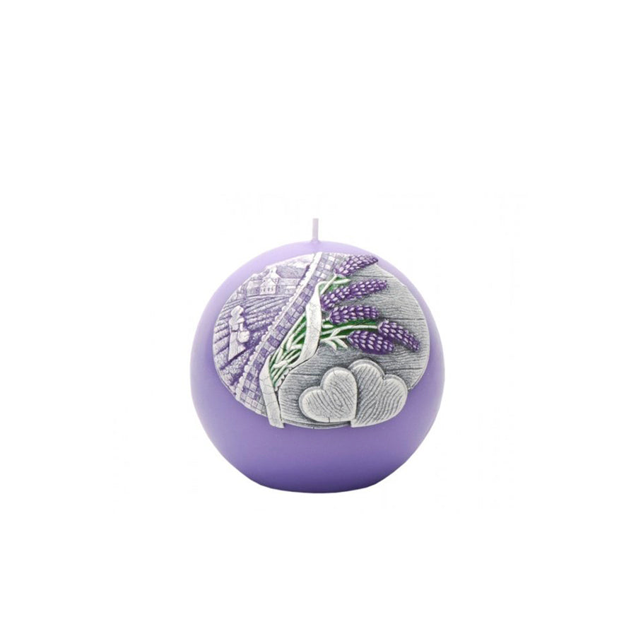 Vela Bola Lavender Kiss 8 cm