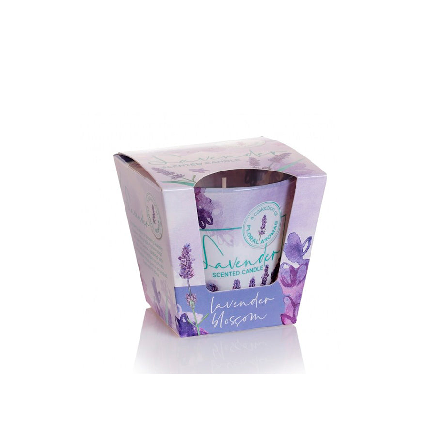 Vela Copo Vidro Lavender Blossom 115 gr
