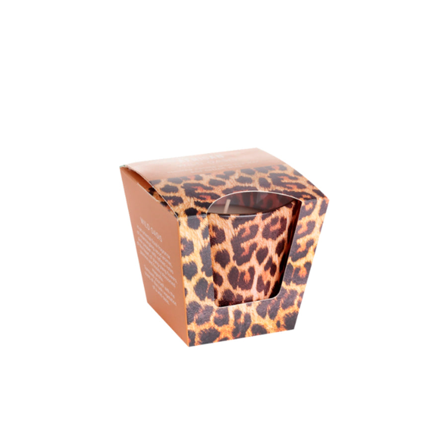 Vela Copo Vidro Cónico African Wild Oasis 115 gr