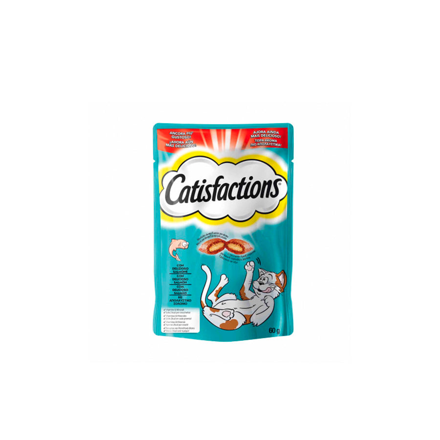 Catisfactions Snack para Gato de Salmão 60 gr