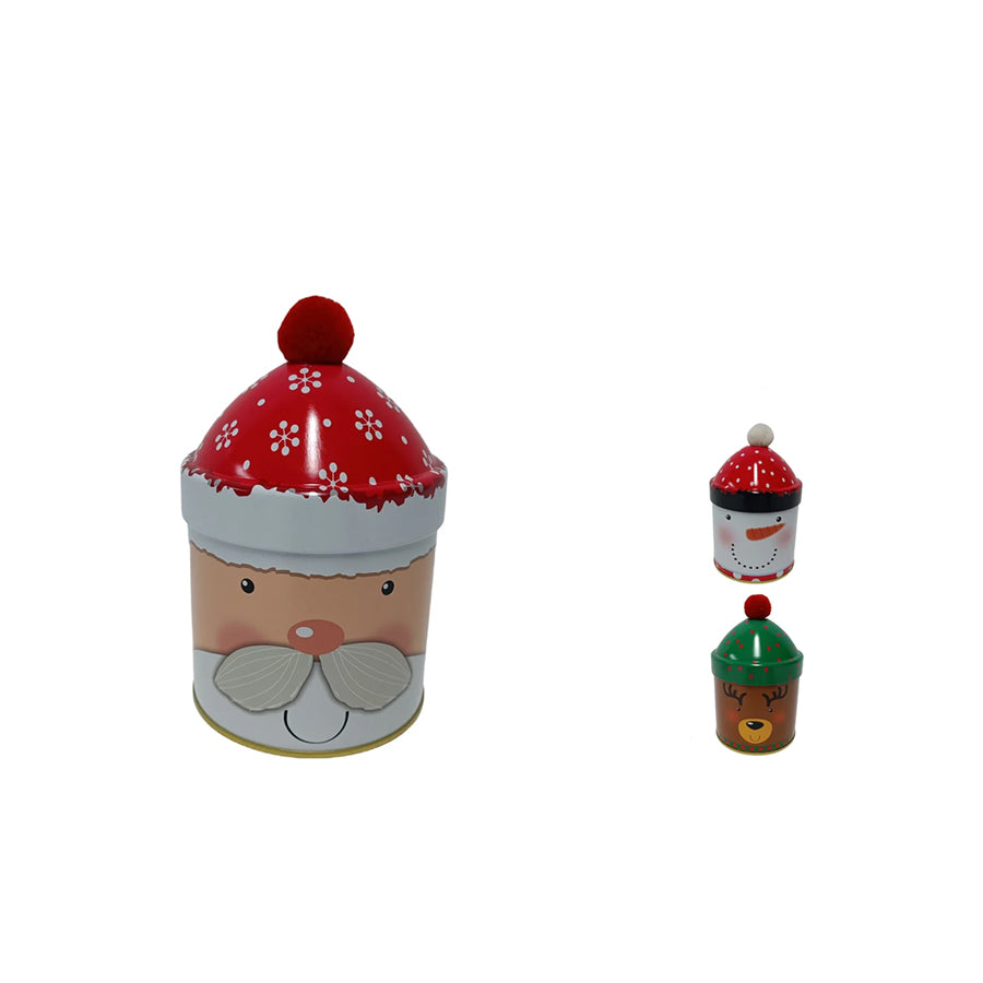 Lata de Natal 14 x 9 cm