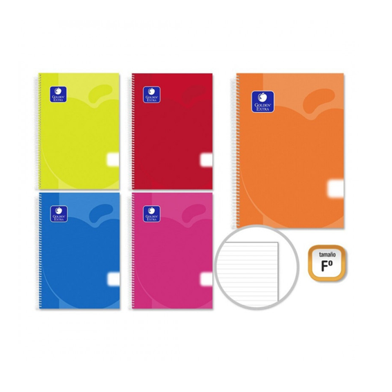 Caderno Golden com Argolas 80 Folhas 90 g Horizontal