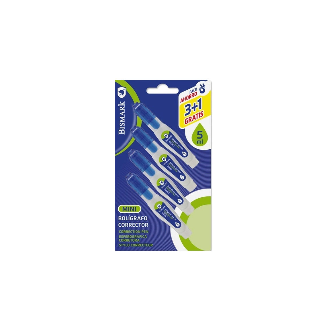 Caneta Corretora Bismark Mini Pack 2