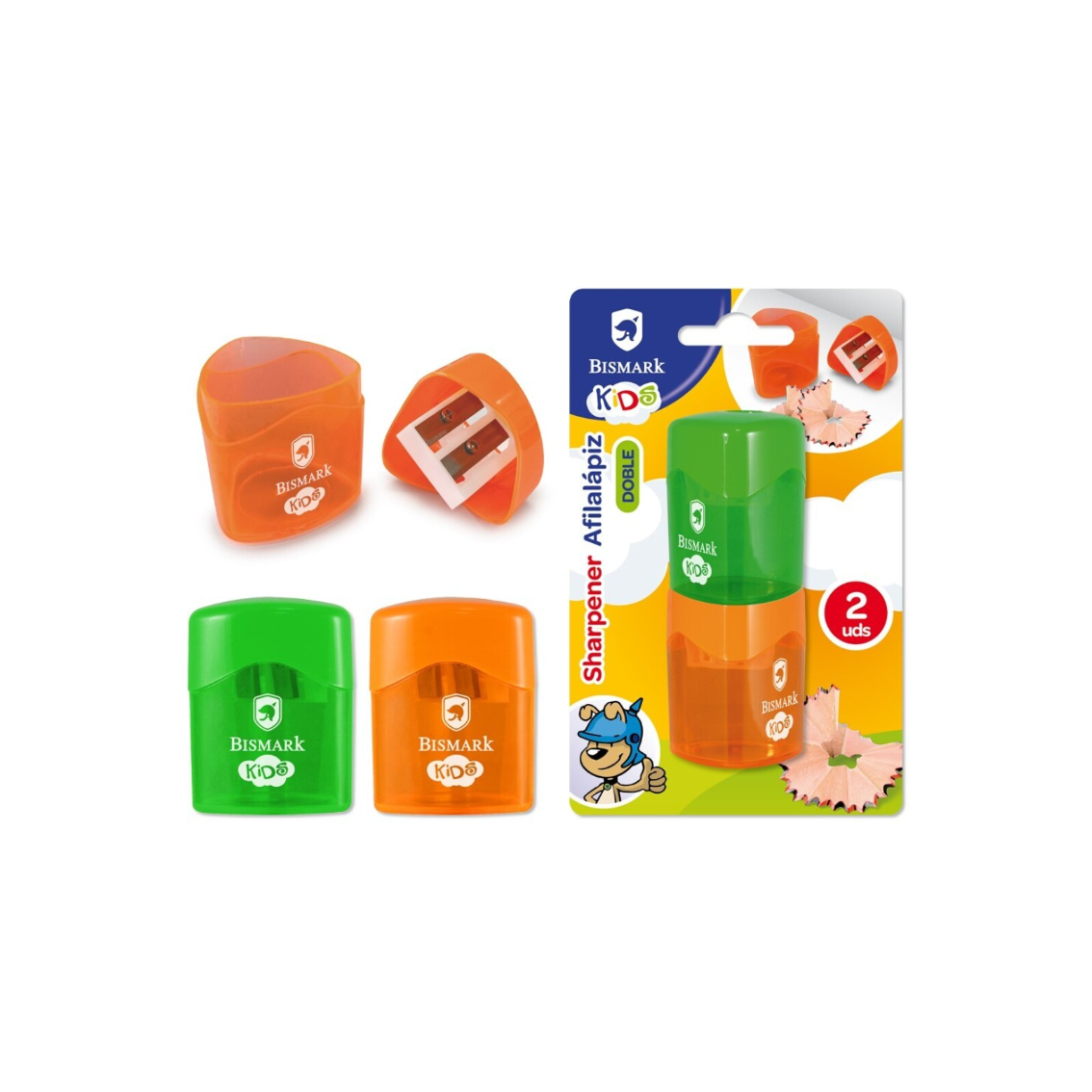 Pack 2 Afia-Lápis Duplos com Depósito