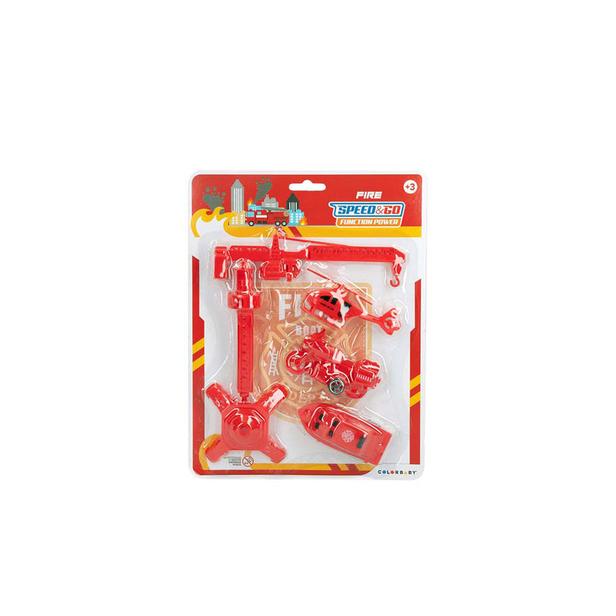 Conjunto de Veículos de Bombeiros