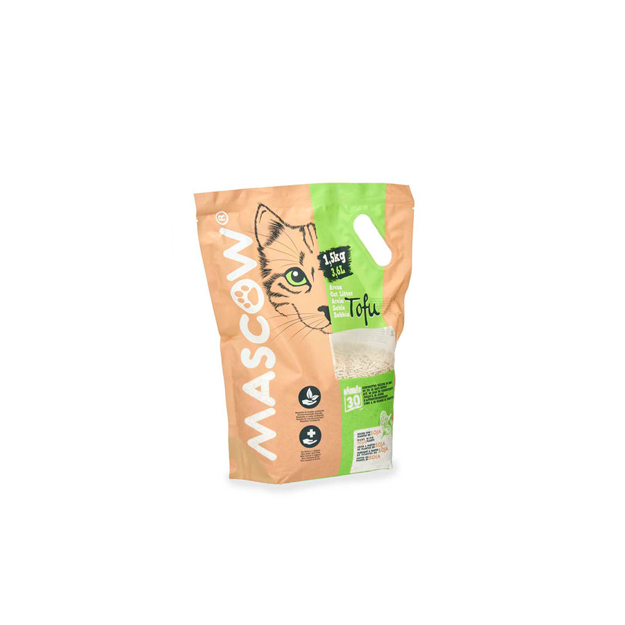 Mascow Areia de Gato Tofu 1,5 kg