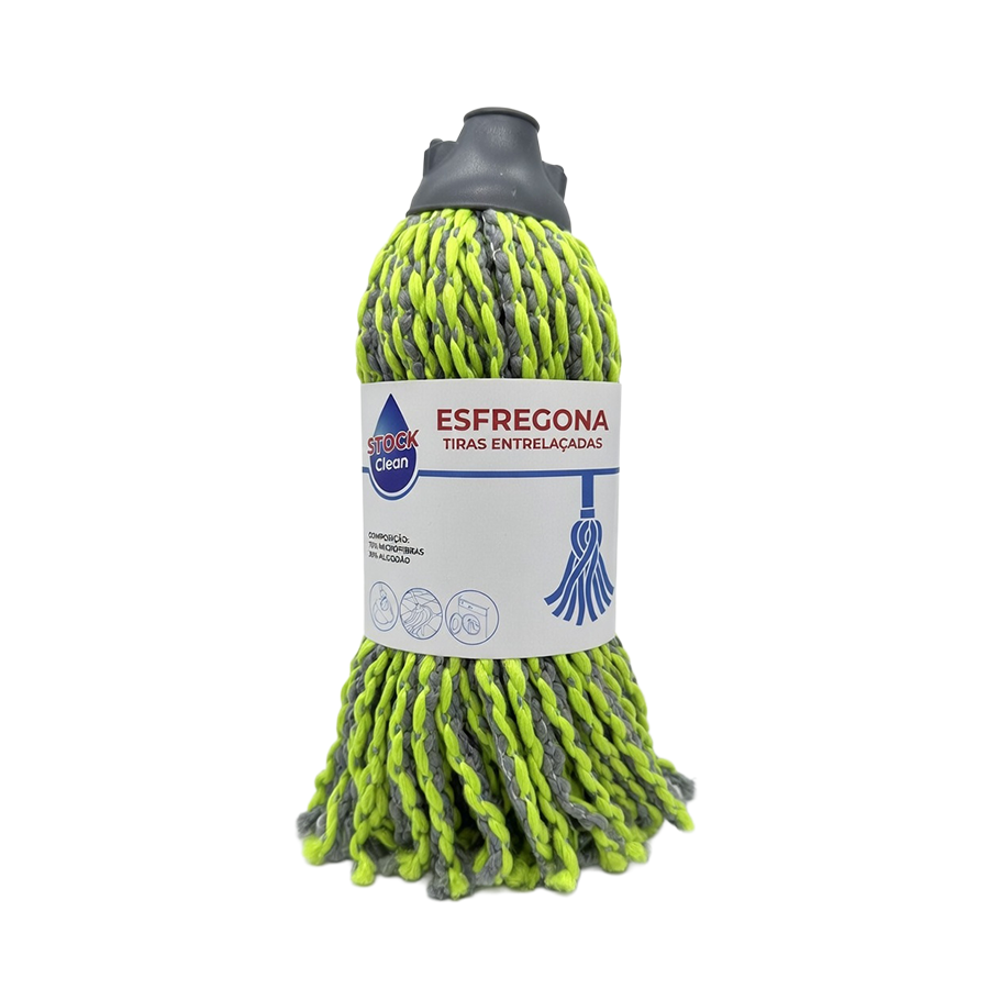 Stock Clean Esfregona Tiras Entrelaçadas