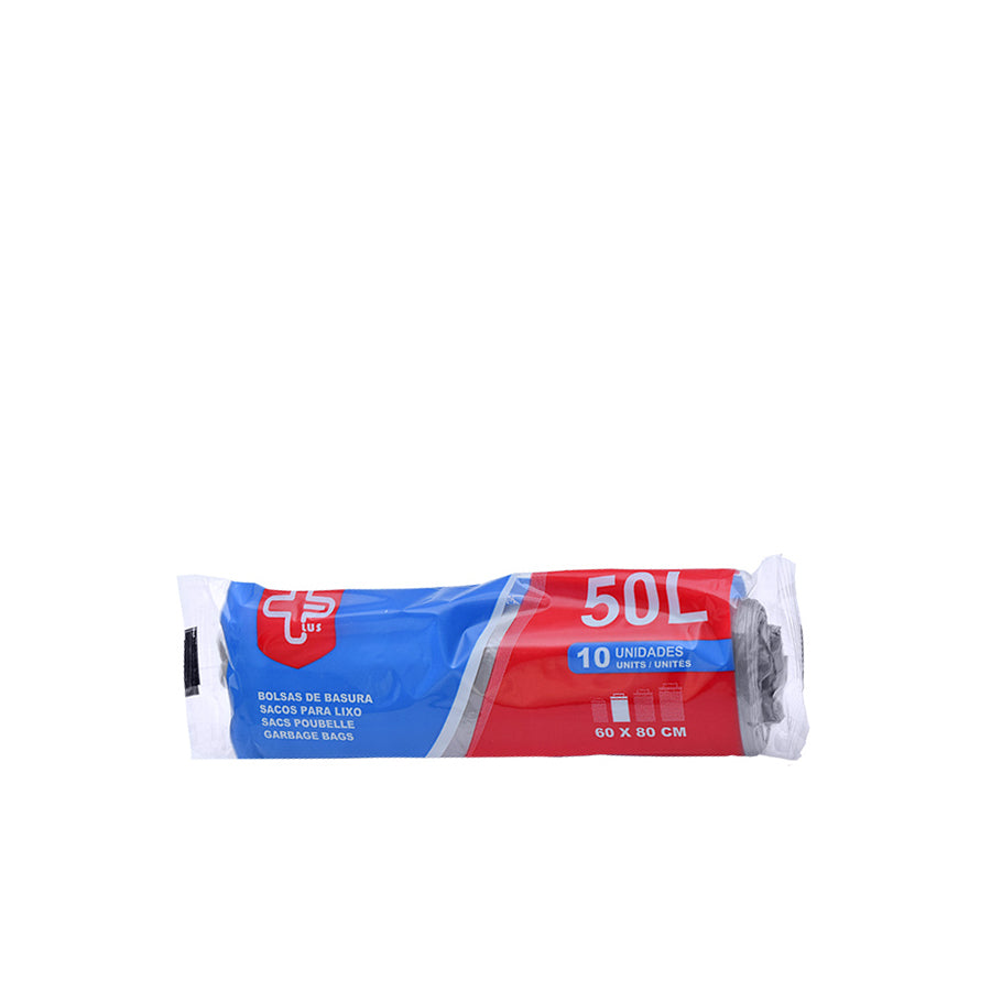 Pack 10 Sacos do Lixo 50 L