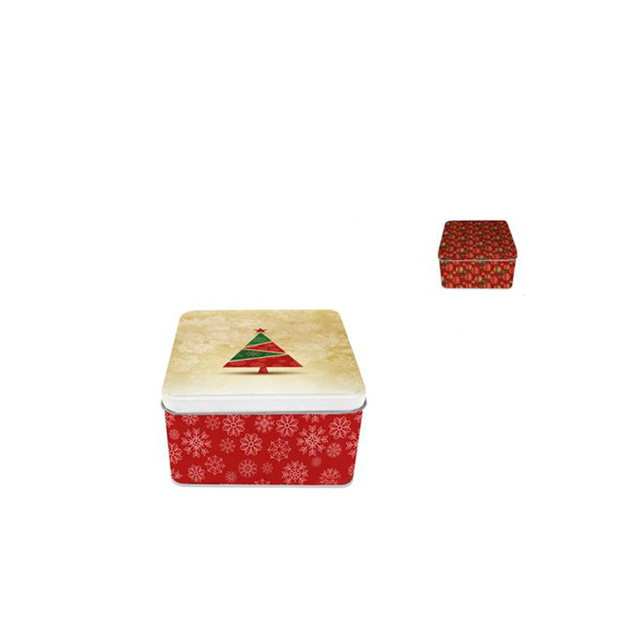 Caixa Quadrada em Lata 13 cm