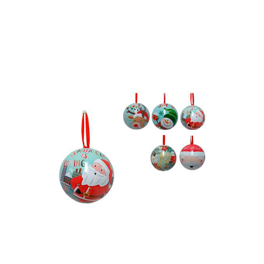 Bola de Natal em Lata 10 cm