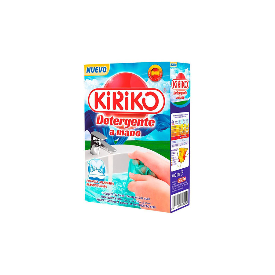 Kiriko Detergente Manual em Pó para Roupa 400 gr