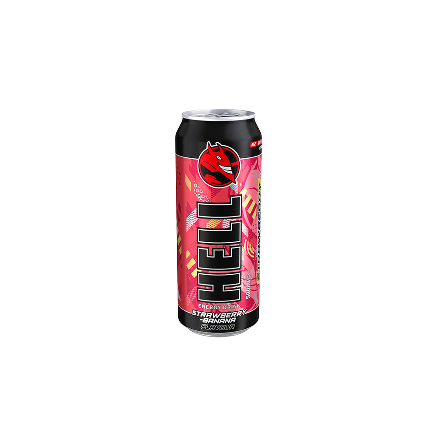 Hell Bebida Energética Strawberry Banana 500 ml