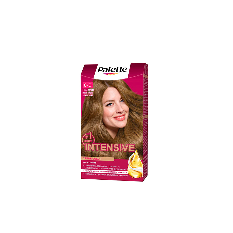 Palette Coloração Permanente Intensive Louro Escuro N6