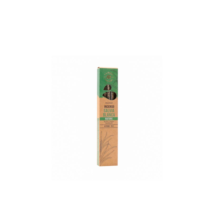 Pack 8 Incensos Nature Salvia Branca