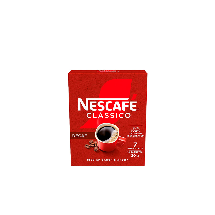 Nescafé Café Solúvel Descafeinado 10 x 2 gr
