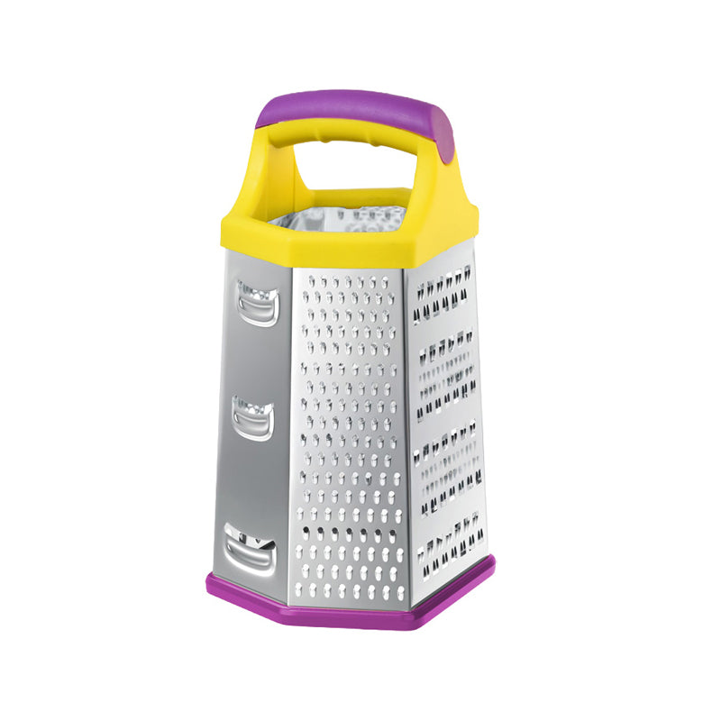 Ralador em Inox com 6 Faces 12 x 9.2 x 23.5 cm