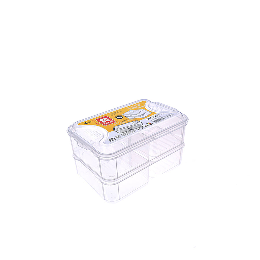 Rena Caixa de Alimentos Lux Fresh Doble 1600 ml
