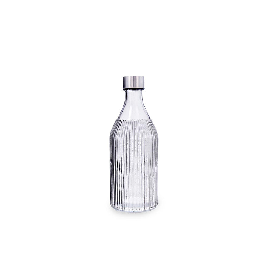 Garrafa de Vidro Cinzenta 1 L