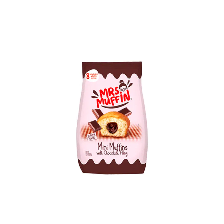 Mrs Muffin Mini Muffins com Recheio de Chocolate 200 gr
