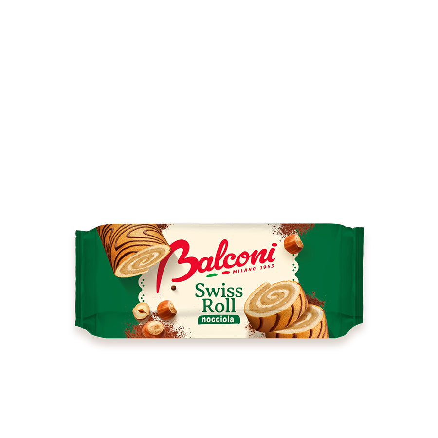 Balconi Swiss Roll Avelã 222 gr
