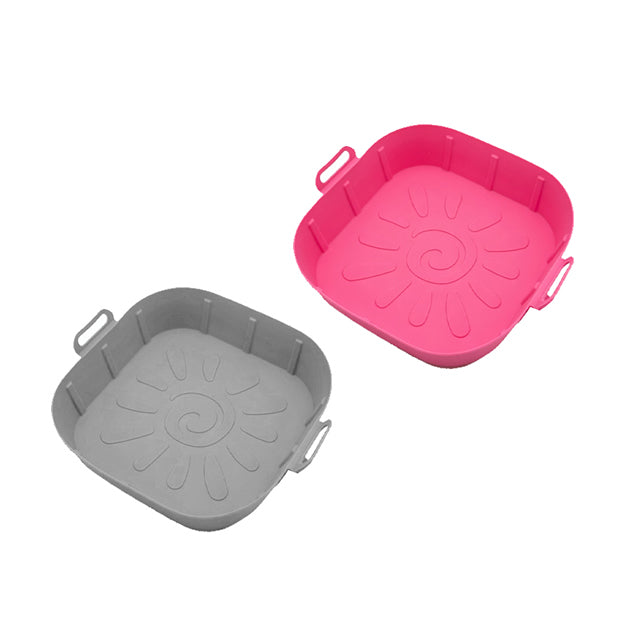Forma de Silicone Quadrada p/AirFryer 18x18x4.5cm