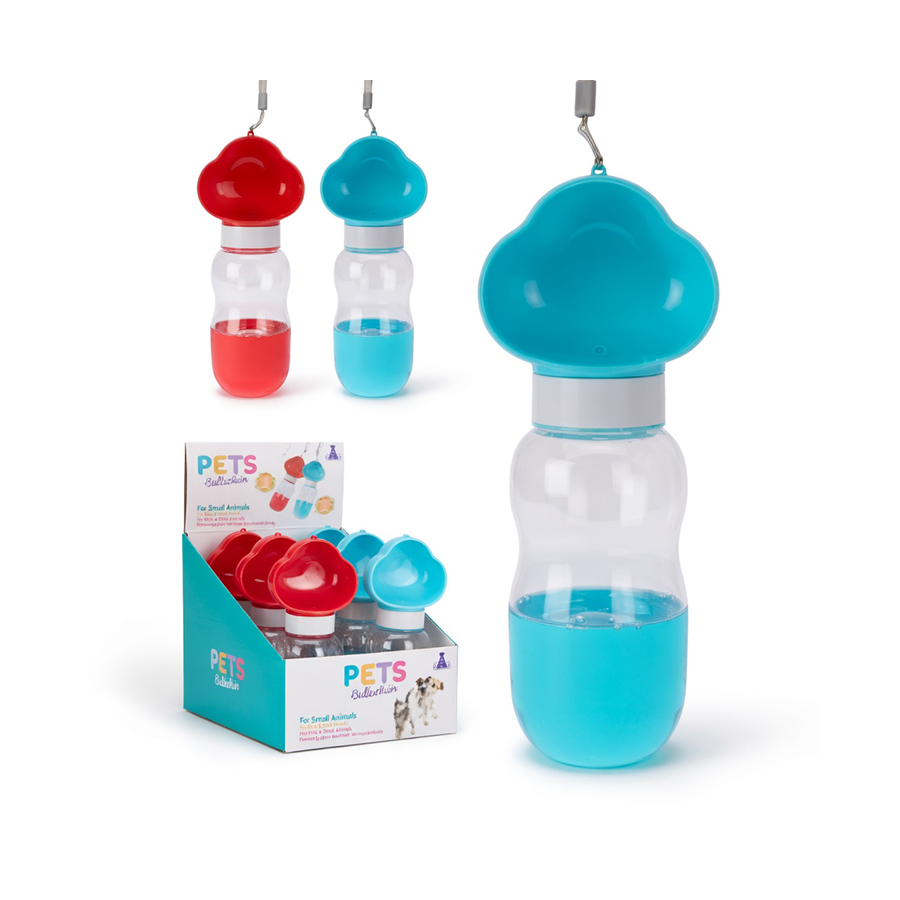 Garrafa Portátil para Cão com Bebedouro