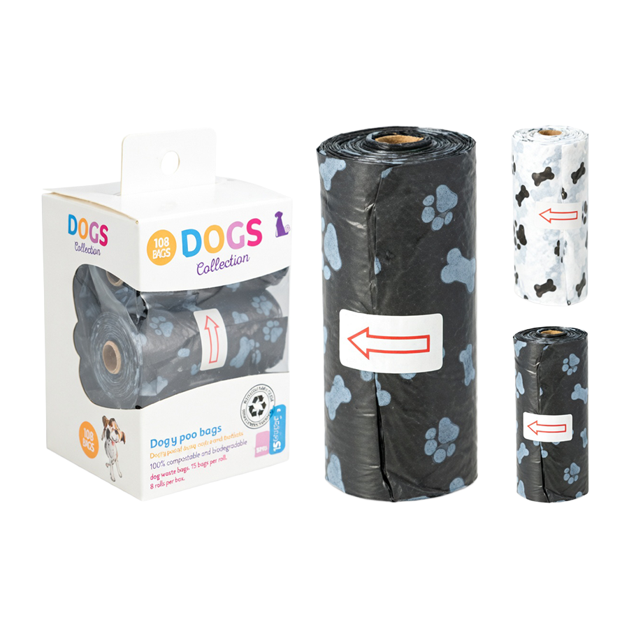 Pack Sacos para Dejetos de Cão 120 Unidades