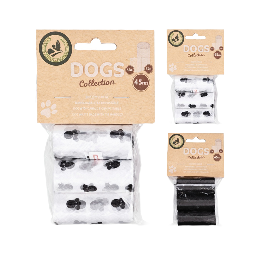Sacos para Dejetos de Cão com Alças 4,5m