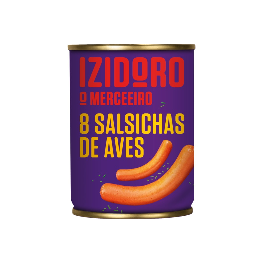 Salsicha Aves Izidoro 8 Unidades
