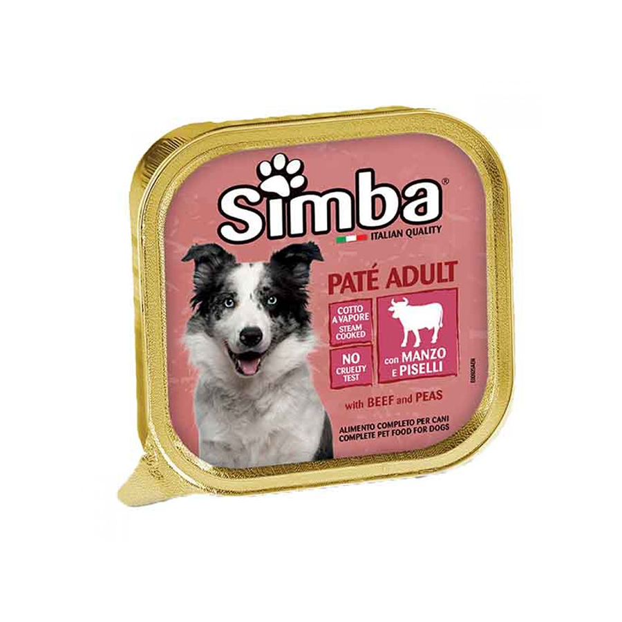 Simba Paté de Cão - Carne de Vaca 300 gr