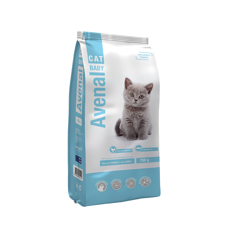 Ração para Gato Bebé 750 gr