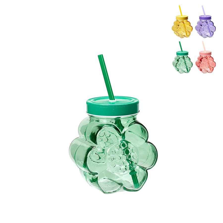Copo para Bebidas com Palhinha