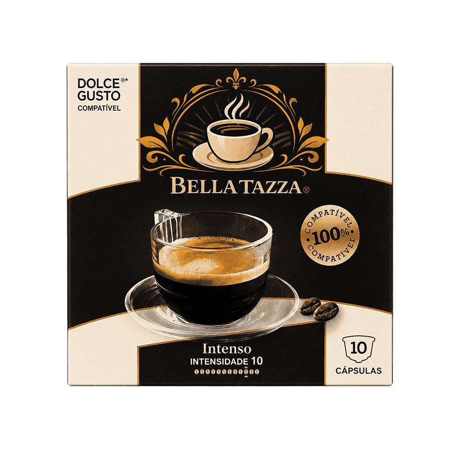 Bella Taza Cápsulas Café Intenso Compatível Dolce Gusto 10 un