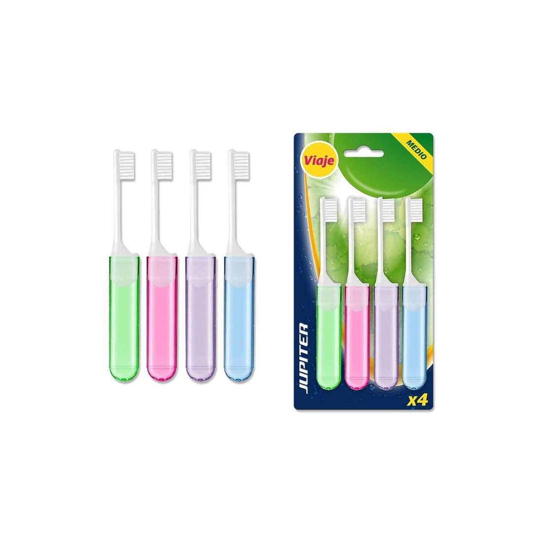 Conjunto 4 Escovas de Dentes
