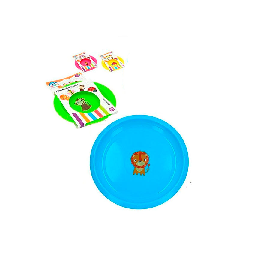 Prato Bebé com Animais 20 cm