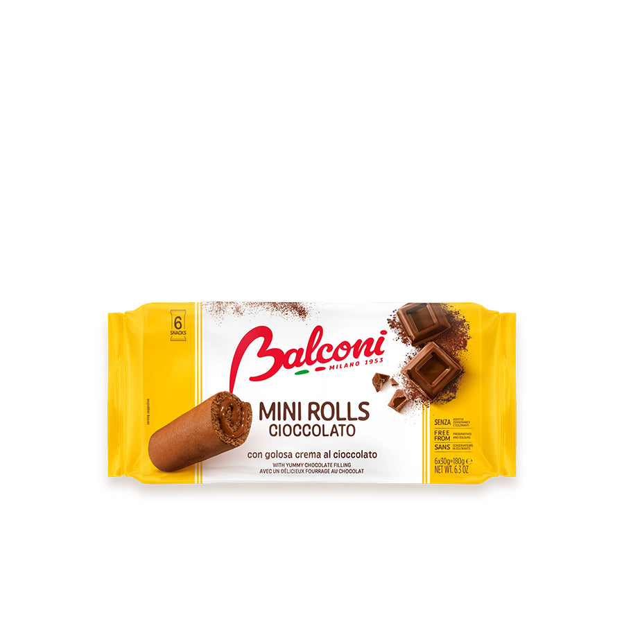 Balconi Mini Rolls Chocolate 6 x 30 gr