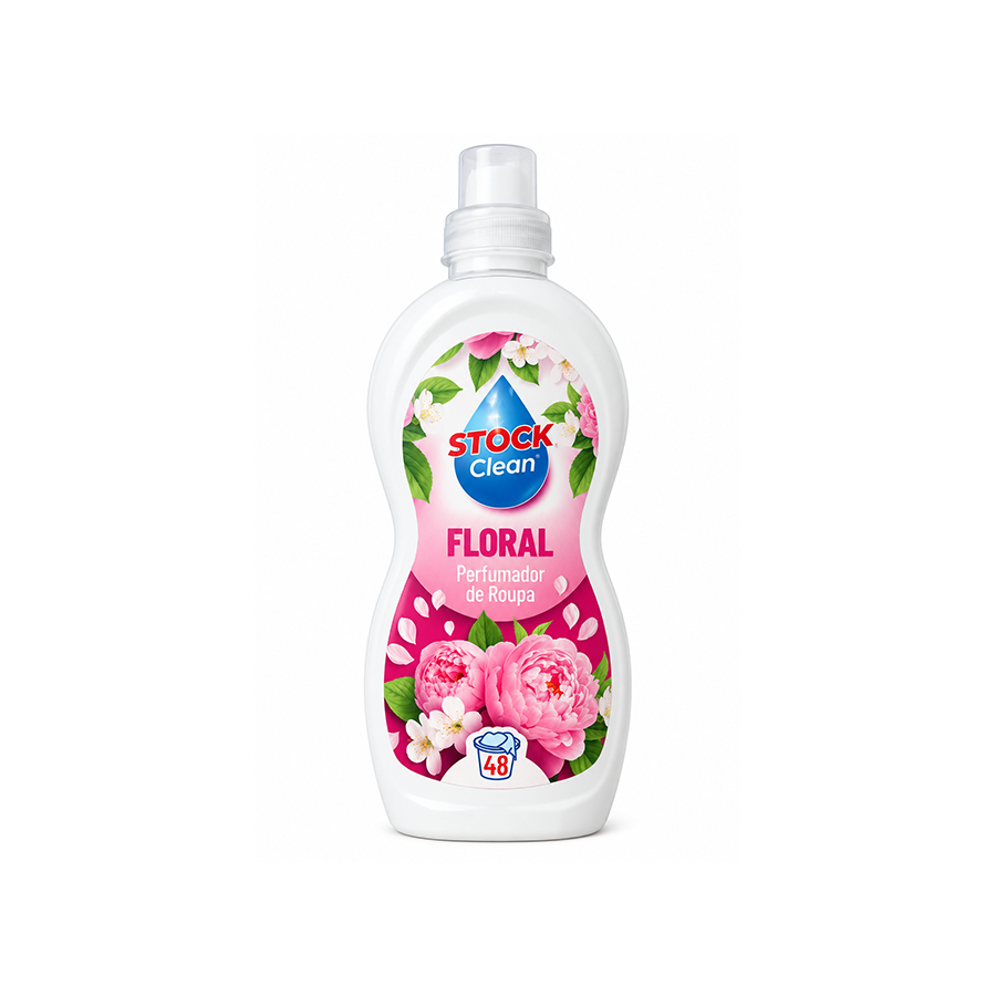 Stock Clean Perfumador de Roupa Floral 48 Doses