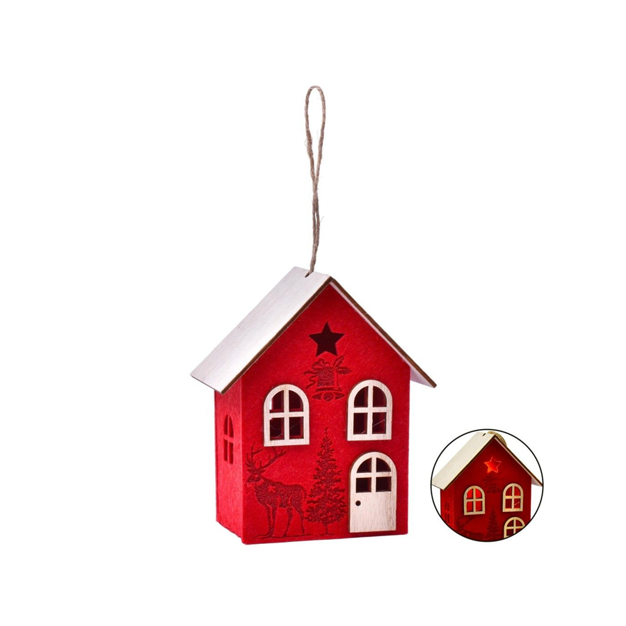 Casa em Feltro com Luz