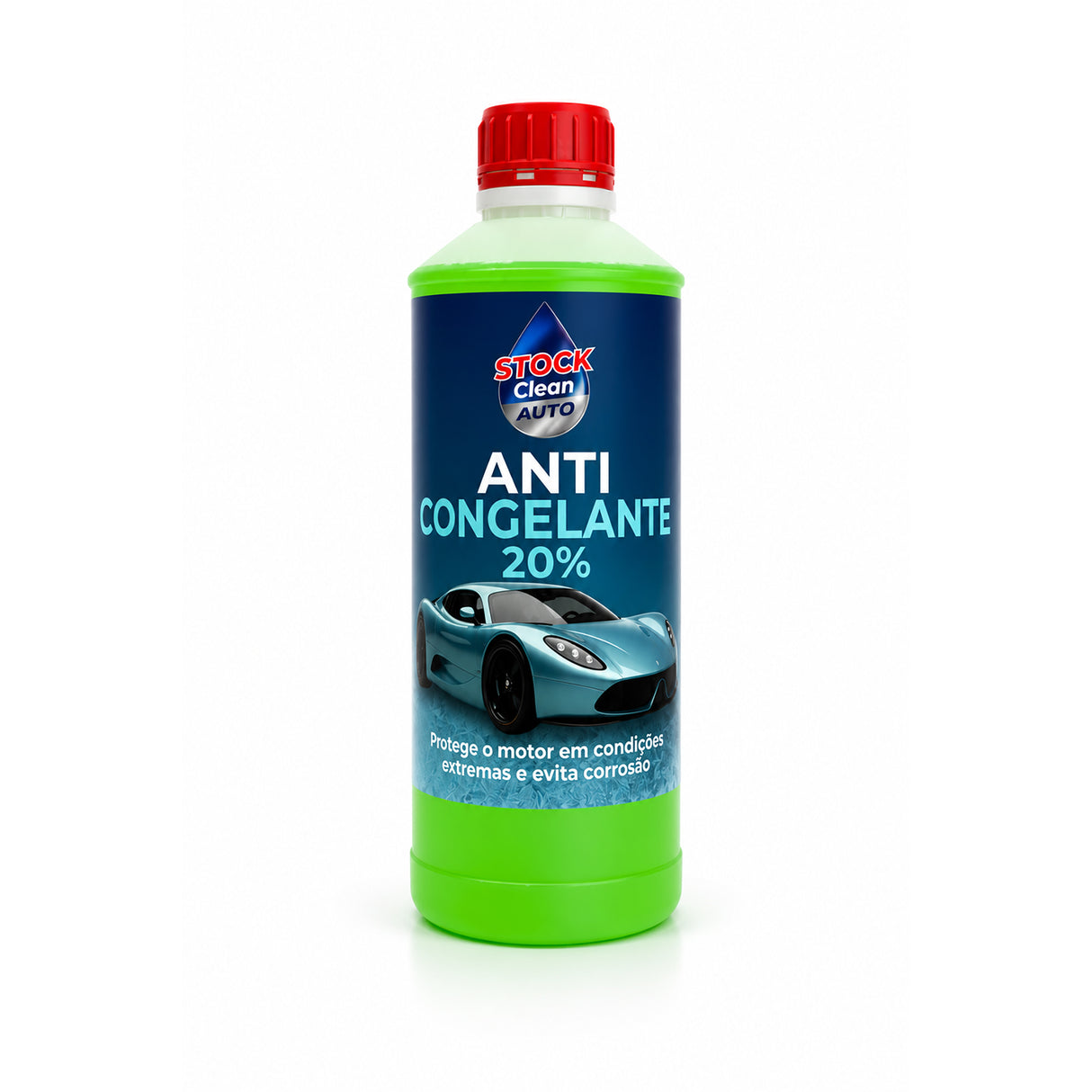 Stock Clean - Anti Congelante para Carro 20% - 1 L
