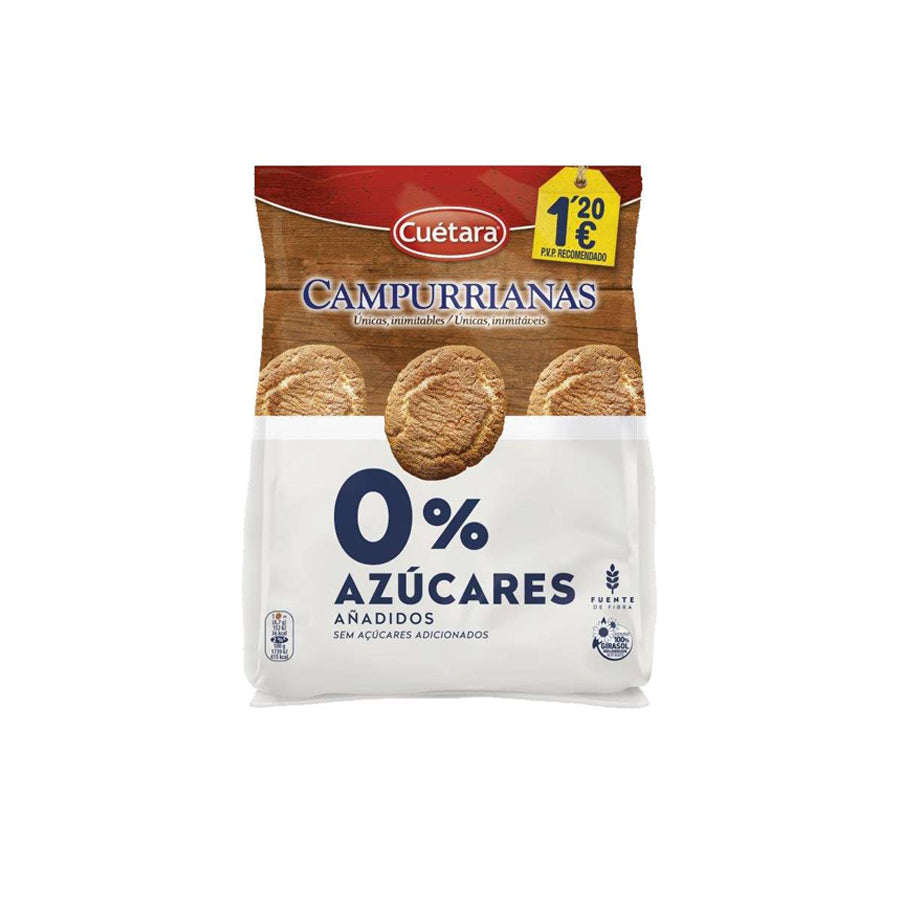 Cuétara Campurrianas sem Açúcar 150 gr
